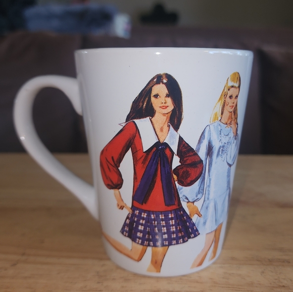 Simplicity Other - Vintage Print 70th Anniversary Simplicity Mug